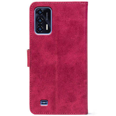 Чохол-книжка Crazy Horse Clasic для Oukitel C31 Magenta (Front)