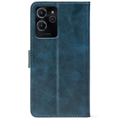 Чохол-книжка Crazy Horse Clasic для Oukitel C32 Dark Blue (Front)