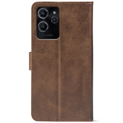 Чохол-книжка Crazy Horse Clasic для Oukitel C32 Brown (Front)