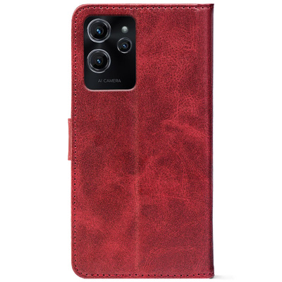 Чохол-книжка Crazy Horse Clasic для Oukitel C32 Red Wine (Front)