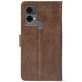 Чохол-книжка Crazy Horse Clasic для Oukitel C33 Brown (Front)