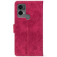 Чохол-книжка Crazy Horse Clasic для Oukitel C33 Magenta (Front)