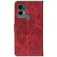 Чохол-книжка Crazy Horse Clasic для Oukitel C33 Red Wine (Front)