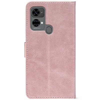 Чохол-книжка Crazy Horse Clasic для Oukitel C33 Rose Gold (Front)