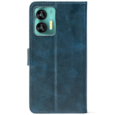 Чохол-книжка Crazy Horse Clasic для Oukitel C35 Dark Blue (Front)