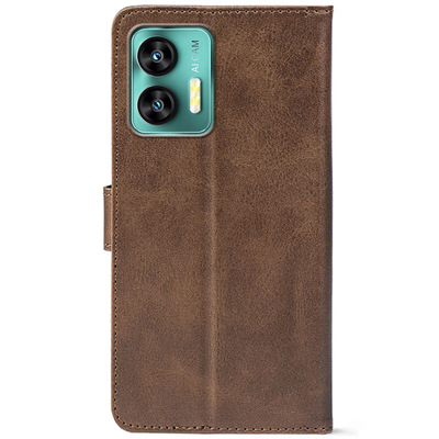 Чохол-книжка Crazy Horse Clasic для Oukitel C35 Brown (Front)