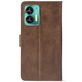 Чохол-книжка Crazy Horse Clasic для Oukitel C36 Brown (Front)