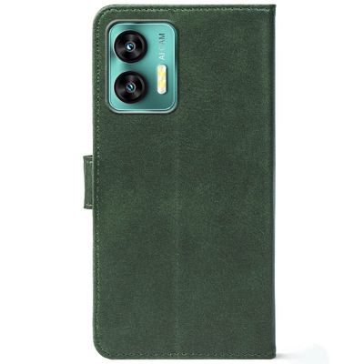 Чохол-книжка Crazy Horse Clasic для Oukitel C36 Dark Green (Front)