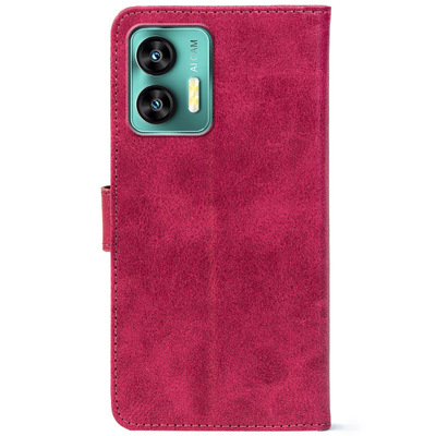 Чохол-книжка Crazy Horse Clasic для Oukitel C35 Magenta (Front)