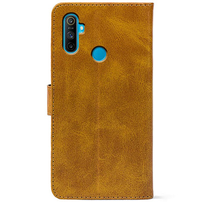 Чохол-книжка Crazy Horse Clasic для Realme C3 Camel (Front)