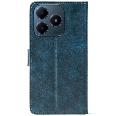 Чохол-книжка Crazy Horse Clasic для Realme C63 4G Dark Blue (Front)