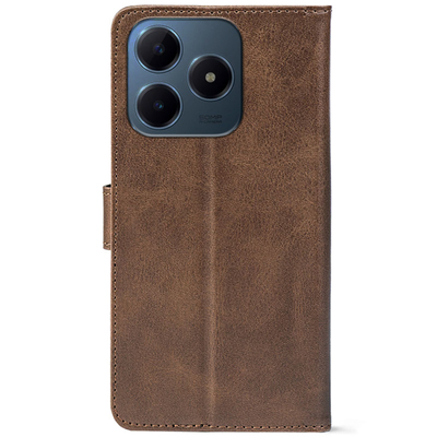 Чохол-книжка Crazy Horse Clasic для Realme C63 4G Brown (Front)