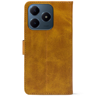 Чохол-книжка Crazy Horse Clasic для Realme C63 4G Camel (Front)