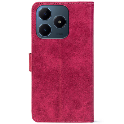 Чохол-книжка Crazy Horse Clasic для Realme C63 4G Magenta (Front)