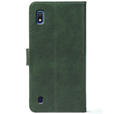 Чохол-книжка Crazy Horse Clasic для Samsung Galaxy A10 (A105) Dark Green (Front)