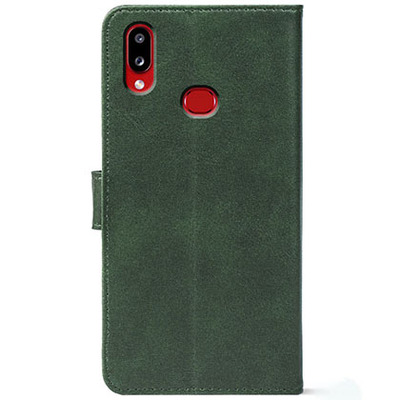 Чохол-книжка Crazy Horse Clasic для Samsung Galaxy A10s (A107) Dark Green (Front)