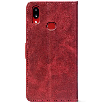 Чохол-книжка Crazy Horse Clasic для Samsung Galaxy A10s (A107) Red Wine (Front)