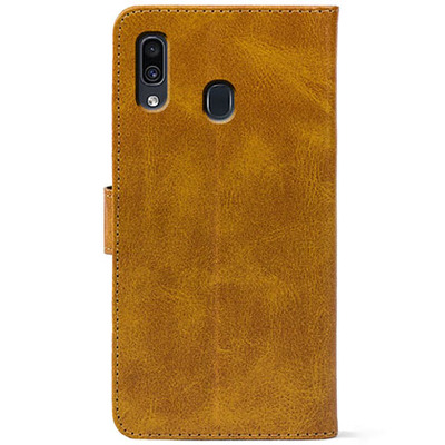 Чохол-книжка Crazy Horse Clasic для Samsung Galaxy A20 (A205) Camel (Front)