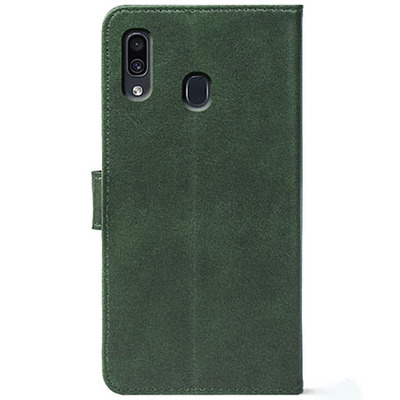 Чохол-книжка Crazy Horse Clasic для Samsung Galaxy A30 (A305) Dark Green (Front)