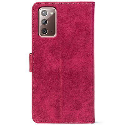 Чохол-книжка Crazy Horse Clasic для Samsung Galaxy Note 20 (N980) Magenta (Front)