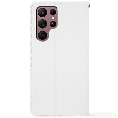 Чохол-книжка Crazy Horse Clasic для Samsung Galaxy S22 Ultra (S908) White (Strong)