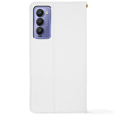 Чохол-книжка Crazy Horse Clasic для Tecno Camon 18 / 18P White (Strong)