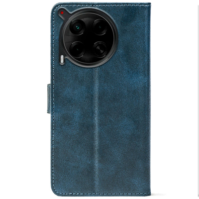 Чохол-книжка Crazy Horse Clasic для Tecno Camon 30 Dark Blue (Front)