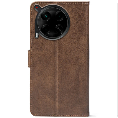 Чохол-книжка Crazy Horse Clasic для Tecno Camon 30 Brown (Front)