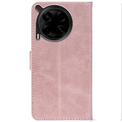 Чохол-книжка Crazy Horse Clasic для Tecno Camon 30 Rose Gold (Front)