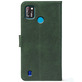 Чохол-книжка Crazy Horse Clasic для Tecno Pop 4 Pro Dark Green (Front)