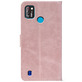 Чохол-книжка Crazy Horse Clasic для Tecno Pop 4 Pro Rose Gold (Front)