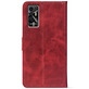 Чохол-книжка Crazy Horse Clasic для Tecno POVA 2 Red Wine (Front)