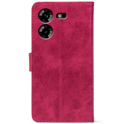 Чохол-книжка Crazy Horse Clasic для Tecno POVA 5 Magenta (Front)