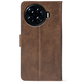 Чохол-книжка Crazy Horse Clasic для Tecno Spark 20 Pro Plus Brown (Front)