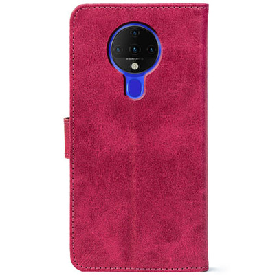 Чохол-книжка Crazy Horse Clasic для Tecno Spark 6 Magenta (Front)