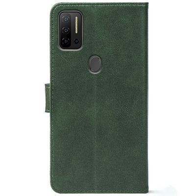 Чохол-книжка Crazy Horse Clasic для Ulefone Note 11P Dark Green (Front)