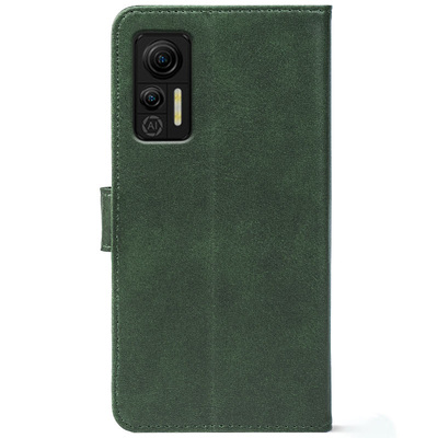 Чохол-книжка Crazy Horse Clasic для Ulefone Note 14 Dark Green (Front)