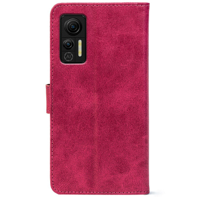 Чохол-книжка Crazy Horse Clasic для Ulefone Note 14 Magenta (Front)