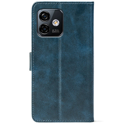 Чохол-книжка Crazy Horse Clasic для Ulefone Note 16 Pro Dark Blue (Front)