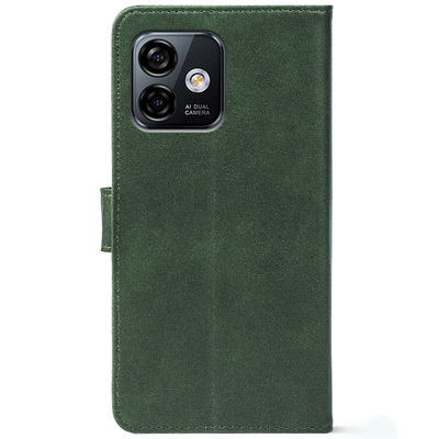 Чохол-книжка Crazy Horse Clasic для Ulefone Note 16 Pro Dark Green (Front)