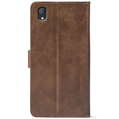 Чохол-книжка Crazy Horse Clasic для Vivo Y1S Brown (Front)