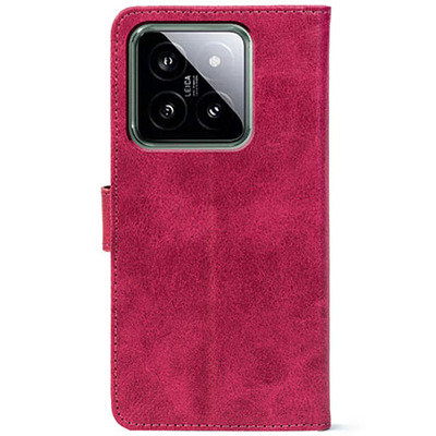 Чохол-книжка Crazy Horse Clasic для Xiaomi 14 Pro Magenta (Front)