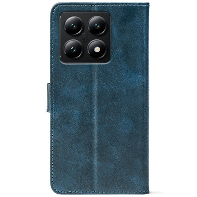 Чохол-книжка Crazy Horse Clasic для Xiaomi 14T Dark Blue (Front)