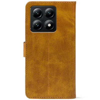 Чохол-книжка Crazy Horse Clasic для Xiaomi 14T Camel (Front)