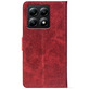 Чохол-книжка Crazy Horse Clasic для Xiaomi 14T Red Wine (Front)