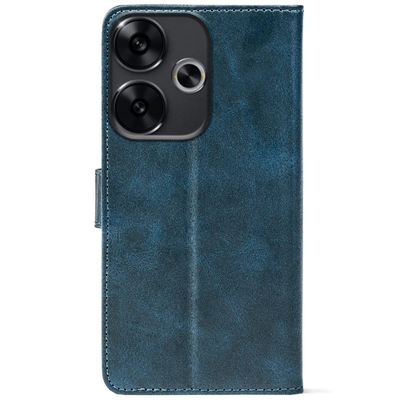 Чохол-книжка Crazy Horse Clasic для Xiaomi Poco F6 Dark Blue (Front)