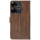 Чохол-книжка Crazy Horse Clasic для Xiaomi Poco F6 Brown (Front)