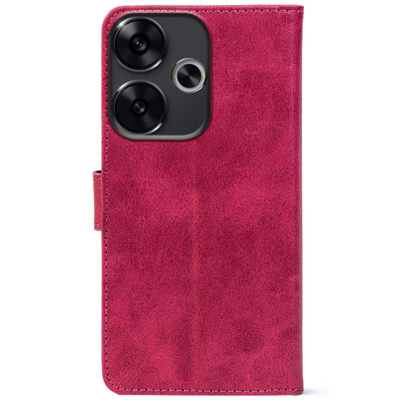 Чохол-книжка Crazy Horse Clasic для Xiaomi Poco F6 Magenta (Front)