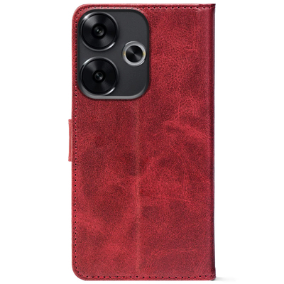 Чохол-книжка Crazy Horse Clasic для Xiaomi Poco F6 Red Wine (Front)