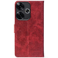 Чохол-книжка Crazy Horse Clasic для Xiaomi Poco F6 Red Wine (Front)